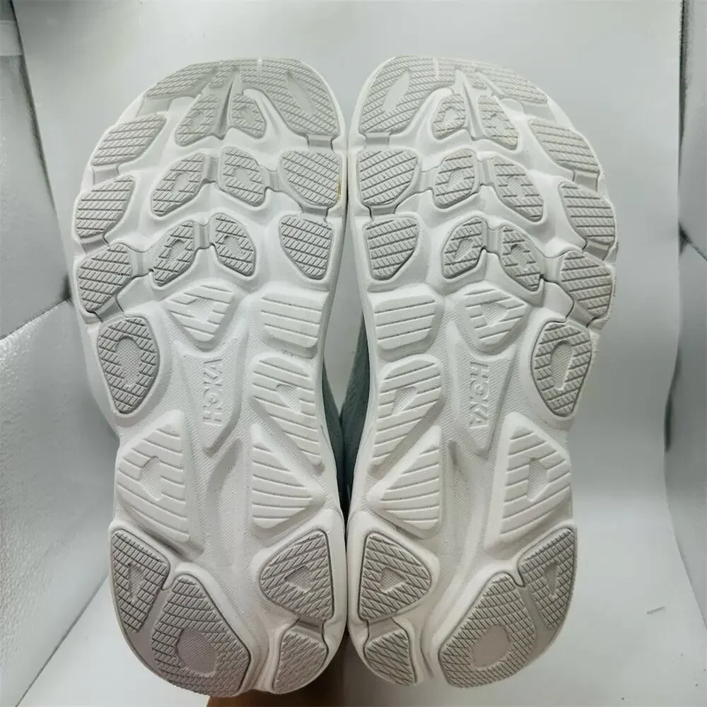 HOKA Clifton 10 White Light Grey | Women’s Size 9 B | New with Replacement Box